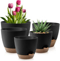 Plant Pots 10/9/8/7.5/7 Inch Self Watering Pots