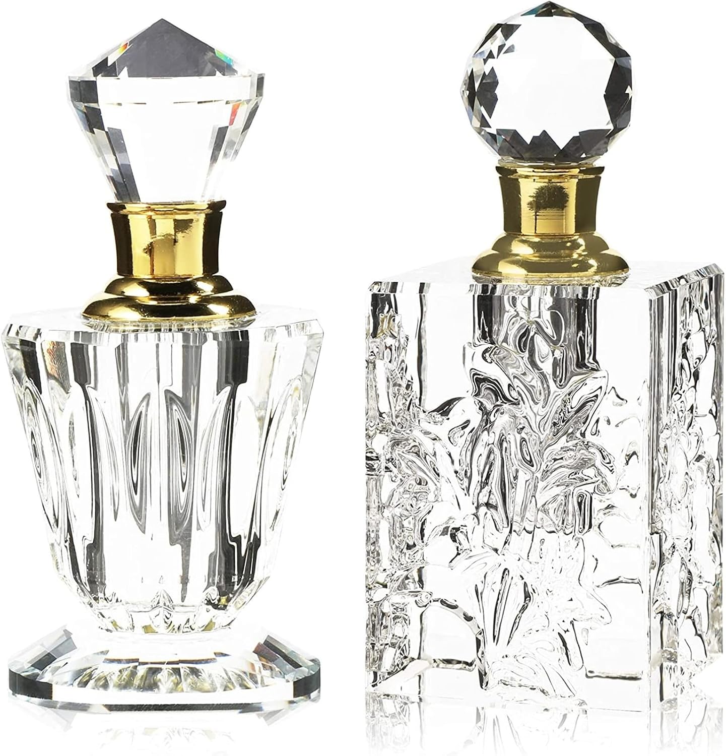 Crystal Glass Perfume Bottle Set.
