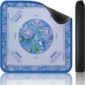 TIASUSAN Blue Mahjong Learning Mat (33â€ x 33â€)