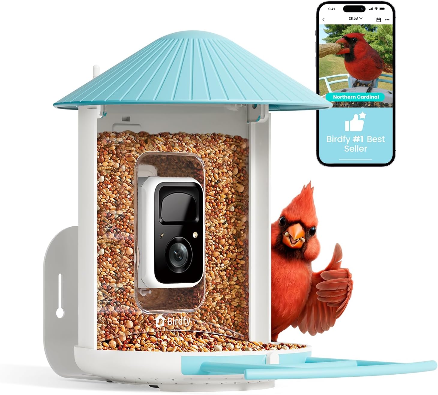 Birdfy Smart Bird Feeder with AI Camera