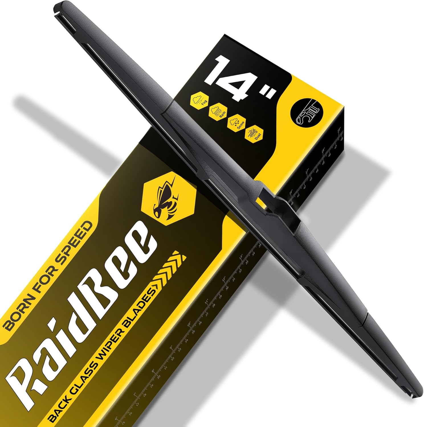 RaidBee Rear Wiper Blade 14 inch, OEM Replacement