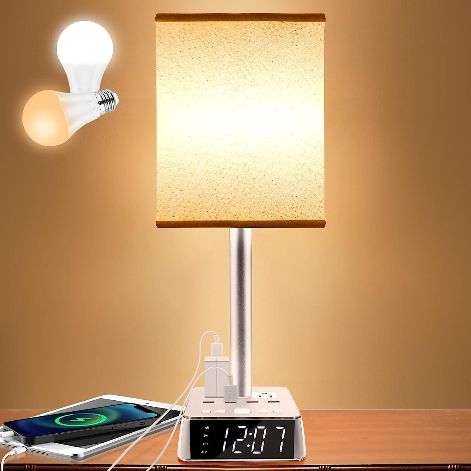 Table Lamp/Alarm Clock Base