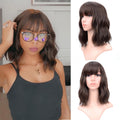 12" Shoulder Length Wig with Air Bangs