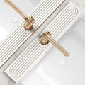 White Stone Faucet Mat.