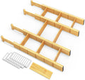 SpaceAid Bamboo Drawer Dividers.