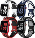 Adorve 4 Pack Sport Bands Compatible with Apple Watch Bands