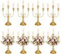 2 piece Set Gold Candle Holders.