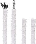 Hkoaodeo White Fabric Cord Cover