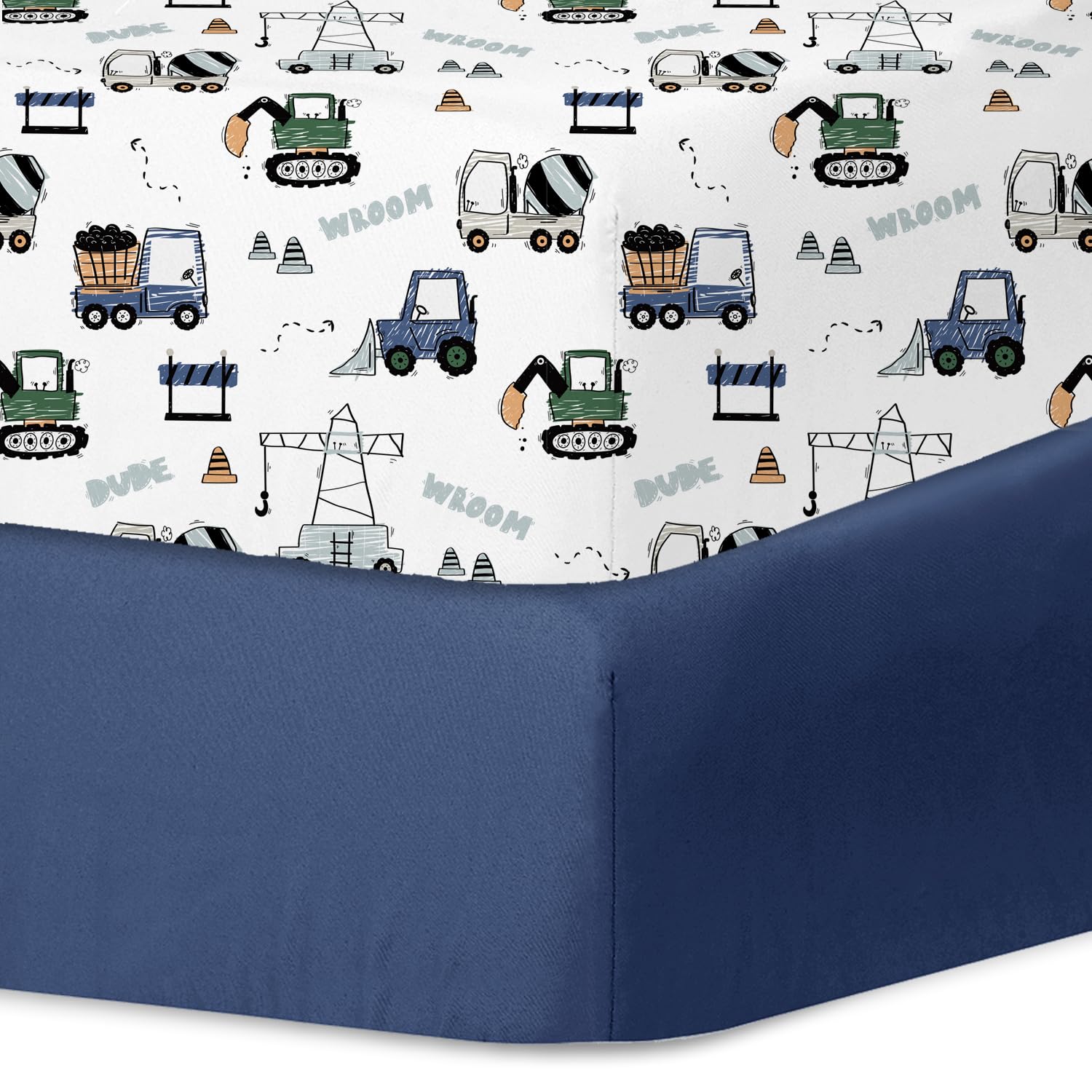 Baby Crib Fitted Sheet, Standard Crib Size (2 pack)