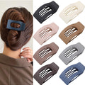 8 Pack Flat Hair Clips Matte