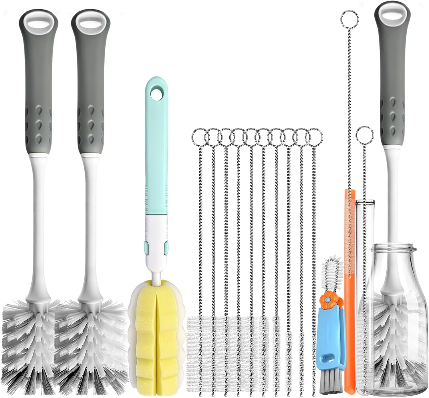 Bottle Brush Cleaner Set (14pcs)