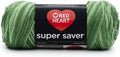 Red Heart E300.0629 Super Saver Economy Yarn, Green Tone