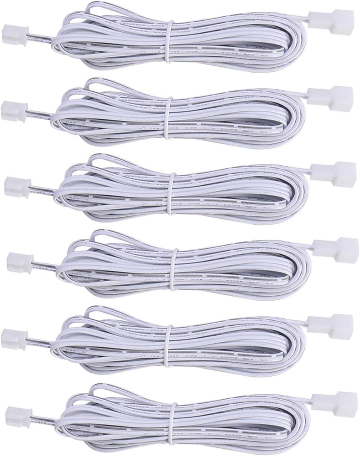 Under Cabinet Puck Light Extenaion Cables 9.84ft (6 pack)