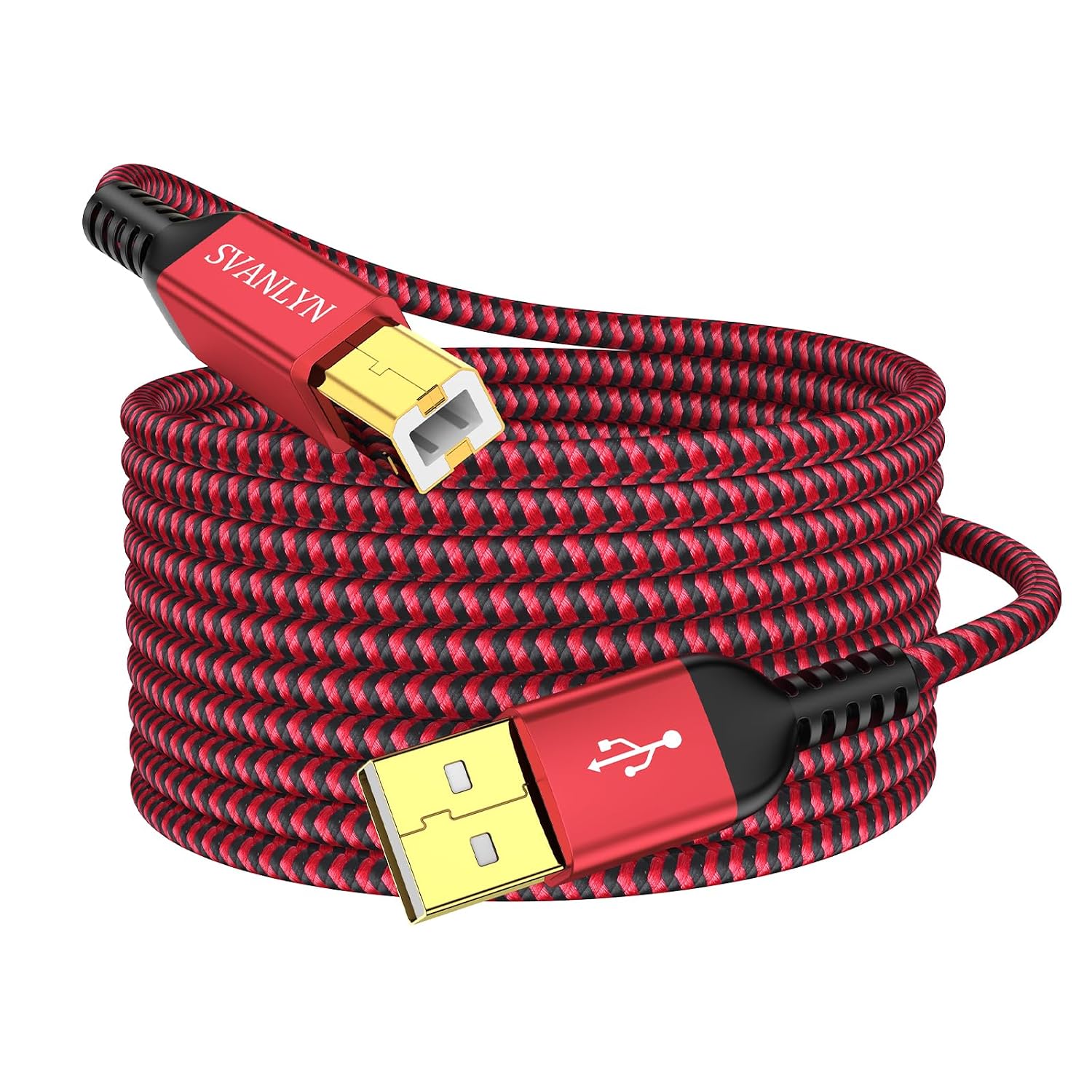SVANLYN Printer Cable 6 FT, USB A to B 2.0 Printer Cable