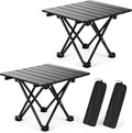 2-Pack Of Portable Camping Tables.