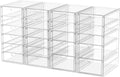 caktraie Desk Organizers And Accessories With 22 Drawers, 4 Pack Office Desktop Drawers