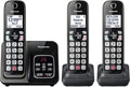 Panasonic Cordless Phone with Answering Machine (3 phones)