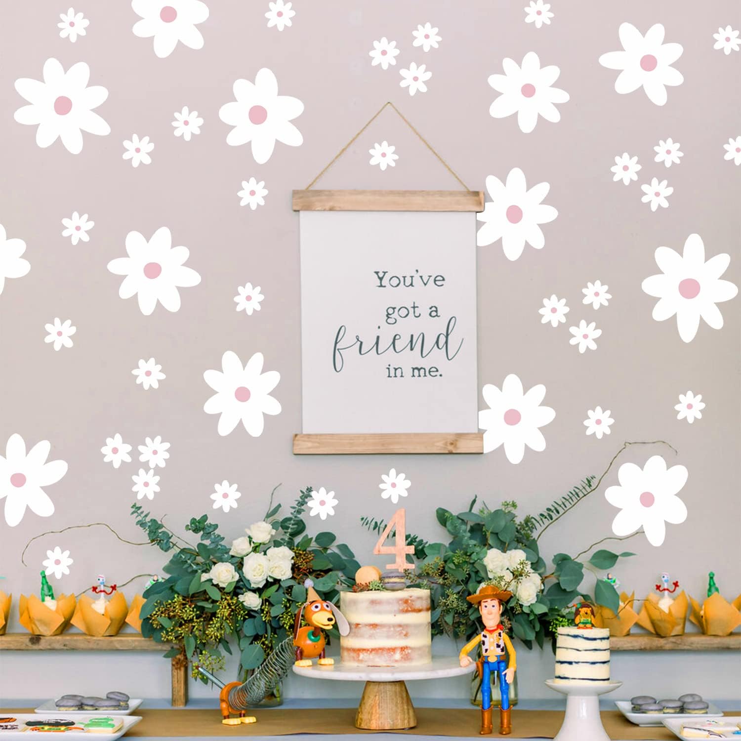 Flower Wall Decals Peel and Stick