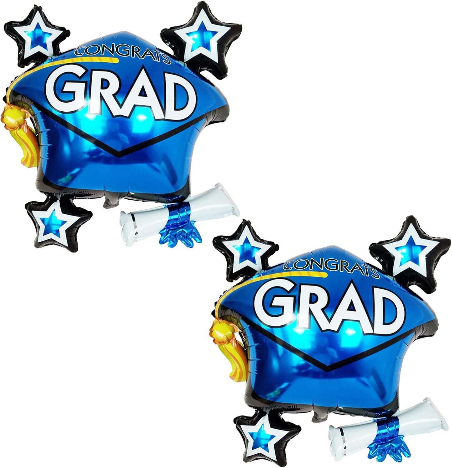 Soochat Graduation Cap Balloon, Grad Hat Mylar Balloons,