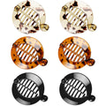 Banana Hair Clips 6pcs