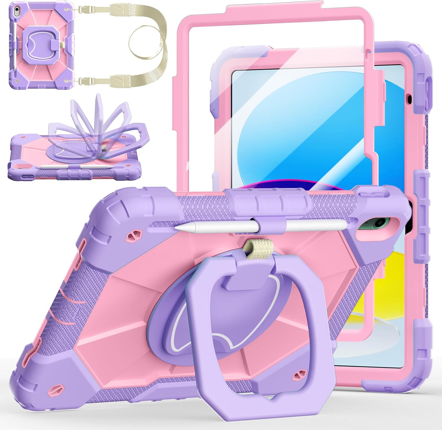 Case for iPad (A16) 11th/10th Generation 11/10.9 Inch