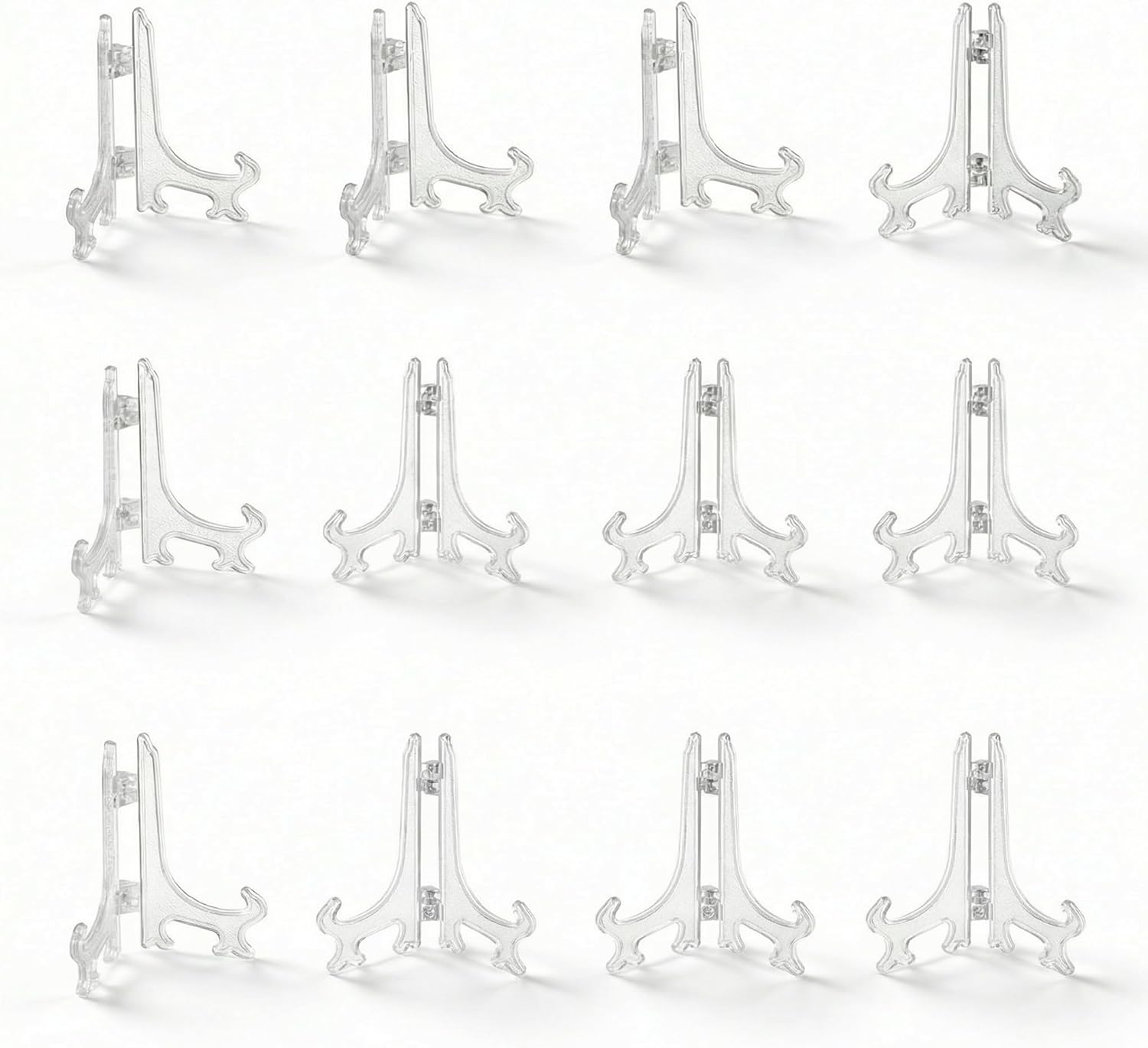 Clear 3 inch Easels (12 pack)