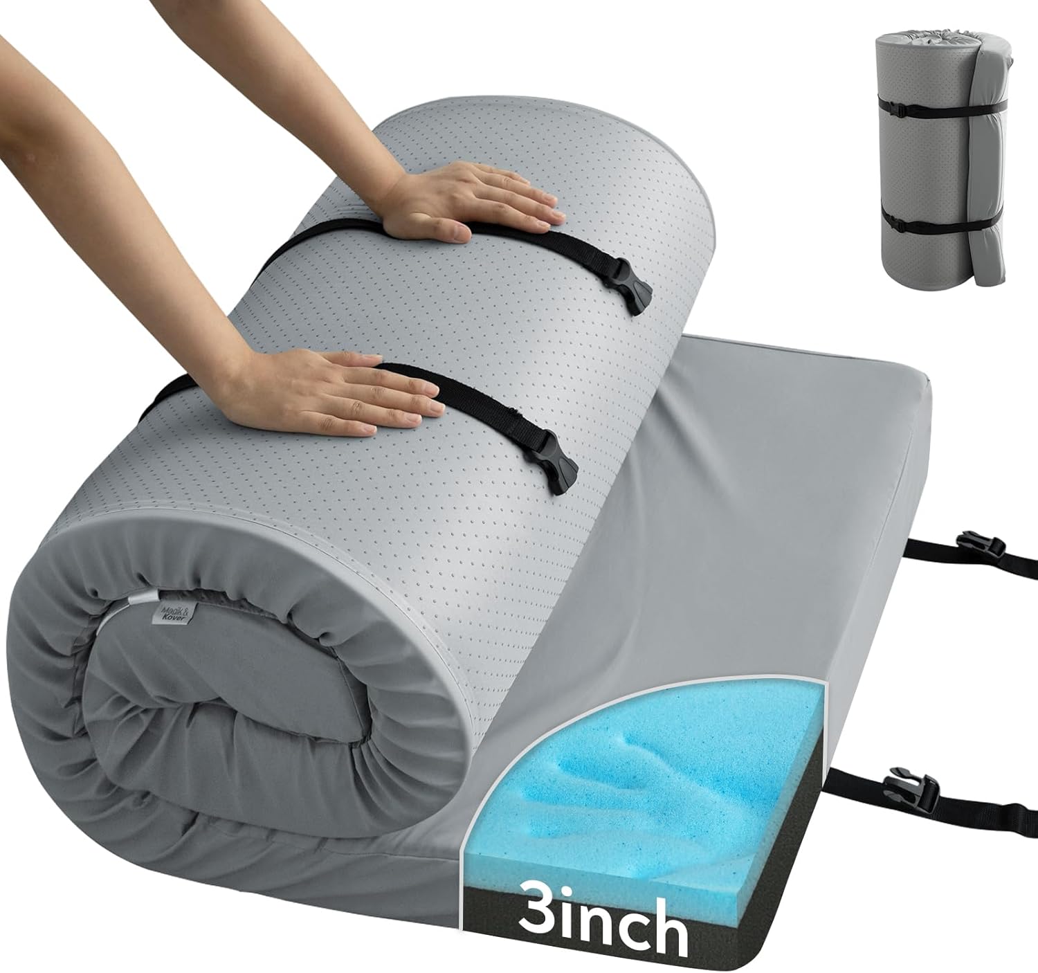 Memory Foam Camping Cot Mattress