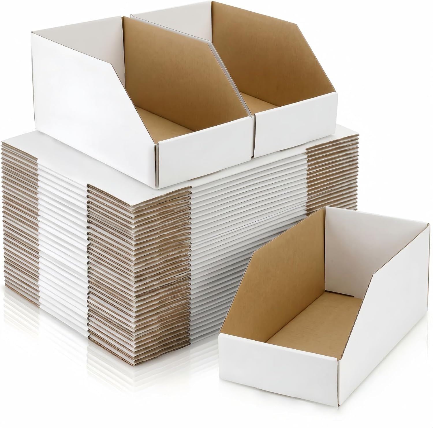 Cardboard Storage Bins (31 pack)