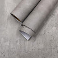 HOLOMEY 16x118 inch Light Gray Concrete Wallpaper