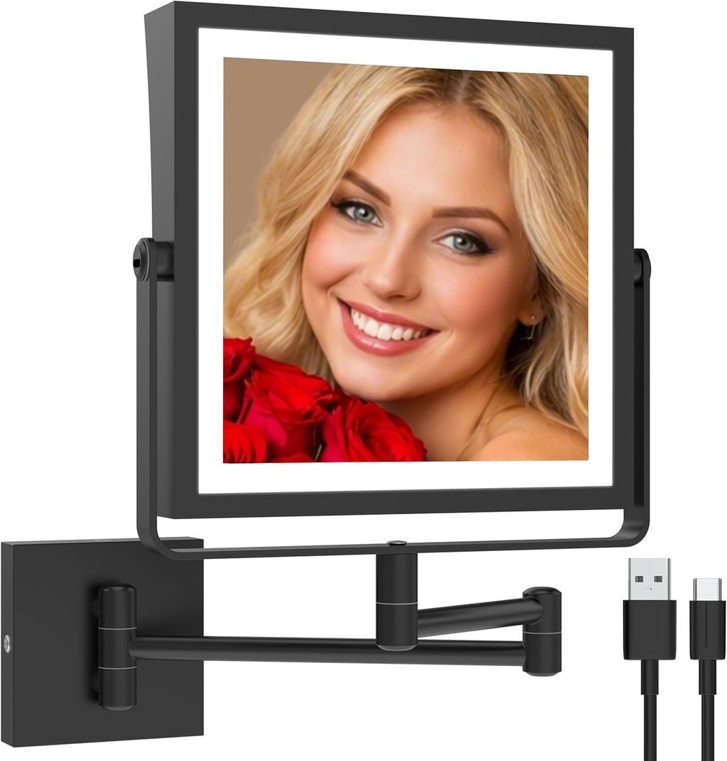 Recharcable LED Makeup Mirror