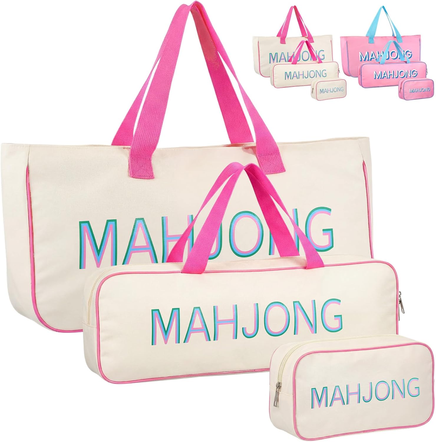 3 Mahjong Storage Bag Set