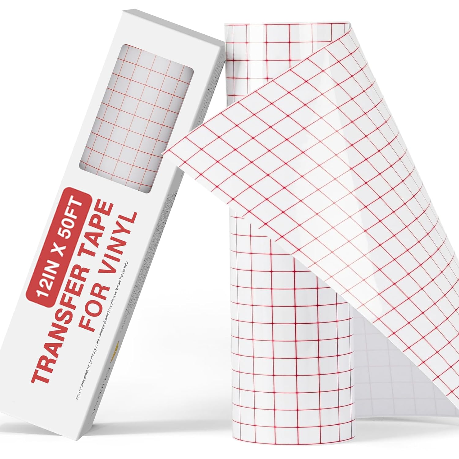 Clear Vinyl Transfer Paper Tape Roll.