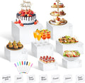 Acrylic Buffet Risers 7pcs