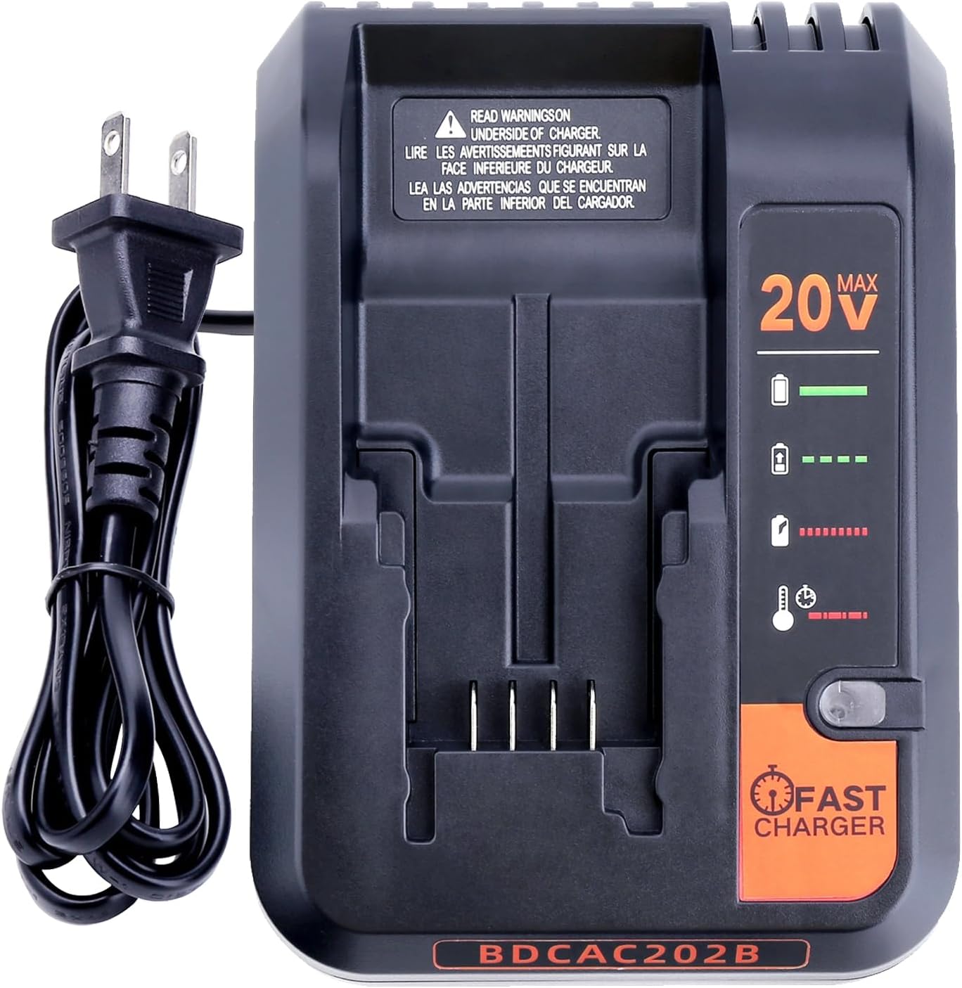 20V Fast Charger (Compatible with Black and Decker)