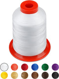 Extra Strong Upholstery Thread,White 1000 Meters Bonded Nylon Thread