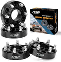 KSP 1.5in Wheel Spacers for Ram 1500 2019-2026, 38mm 6x5.5 Hubcentric Tire Spacer with 77.8mm Hub Bore M14x1.5 Lug Studs Fit Jeep Grand Wagoneer 2021-2026, 4pcs 6x139.7 Forged Spacer for 6 Lug Truck