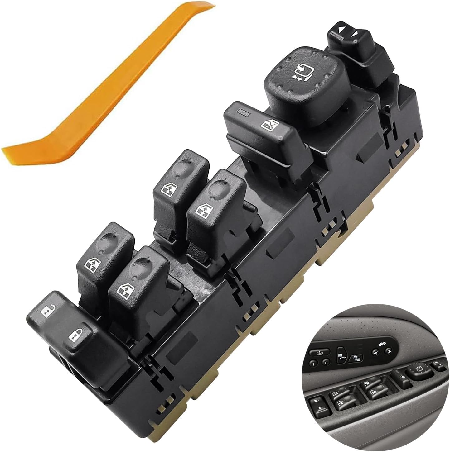 Front Left Driver Side Master Window Switch for 2003-2006 Cadillac Escalade