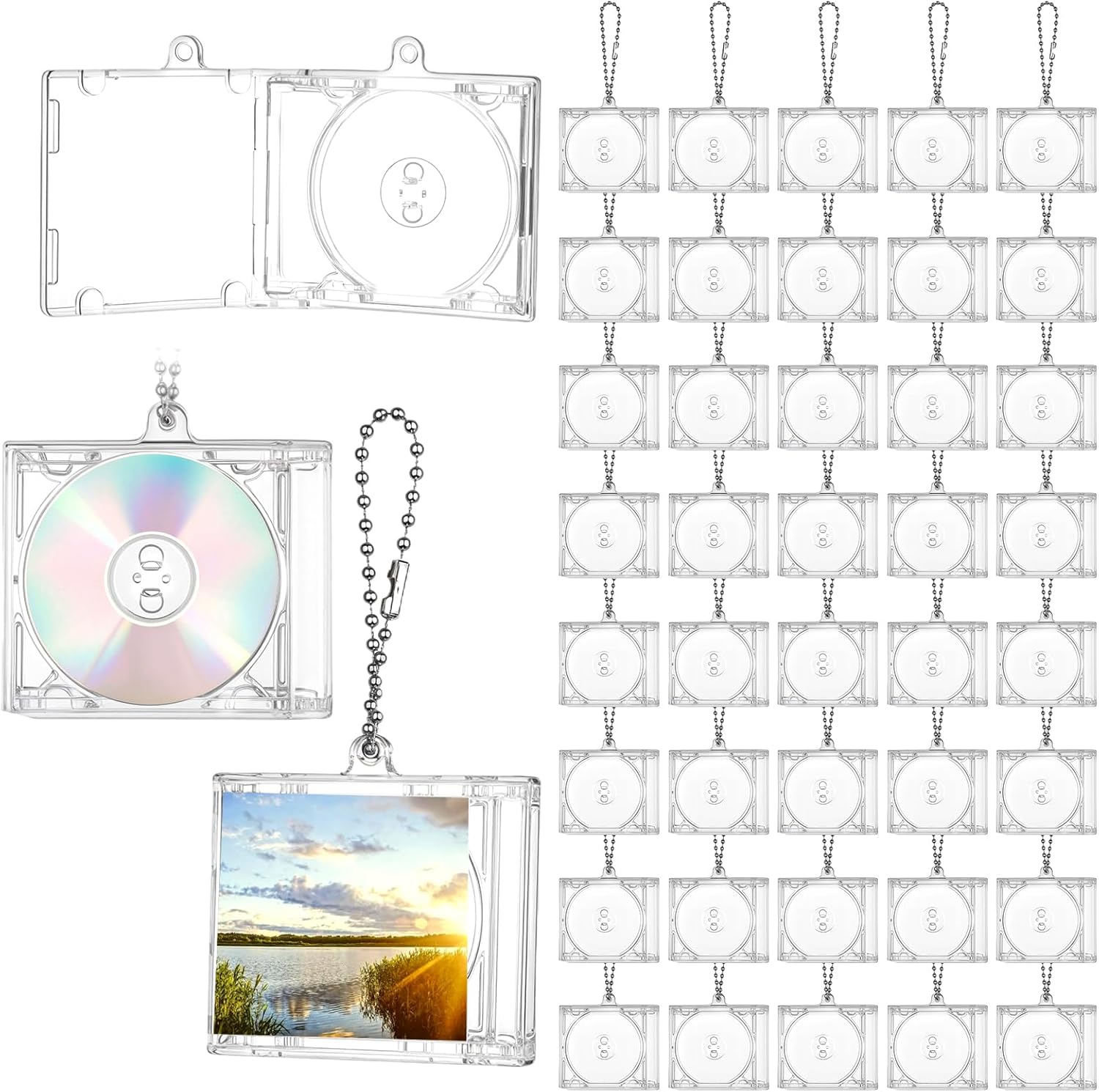 Mini CD Keychain Album Cases (40 pack)
