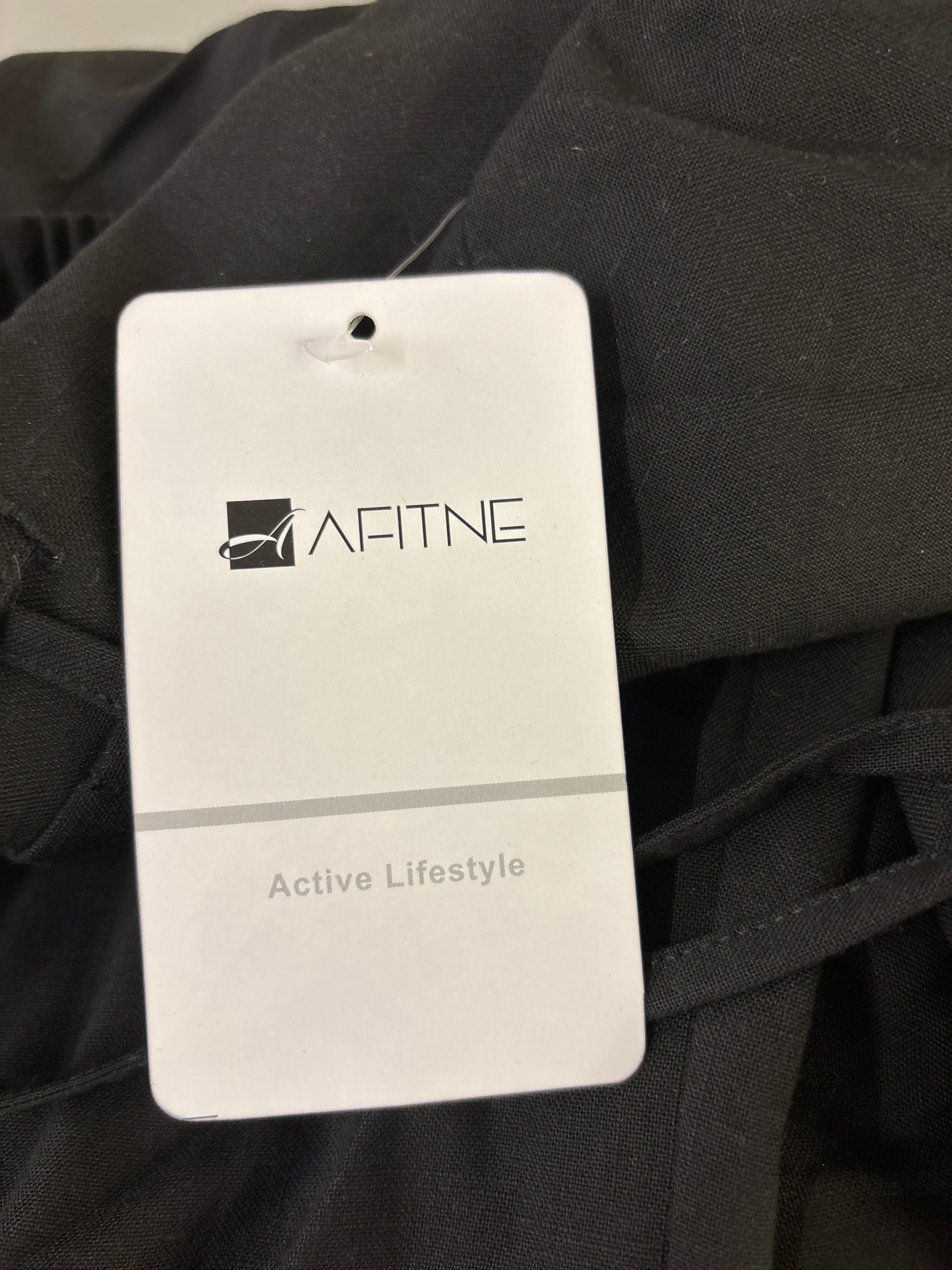 Afitne black pants