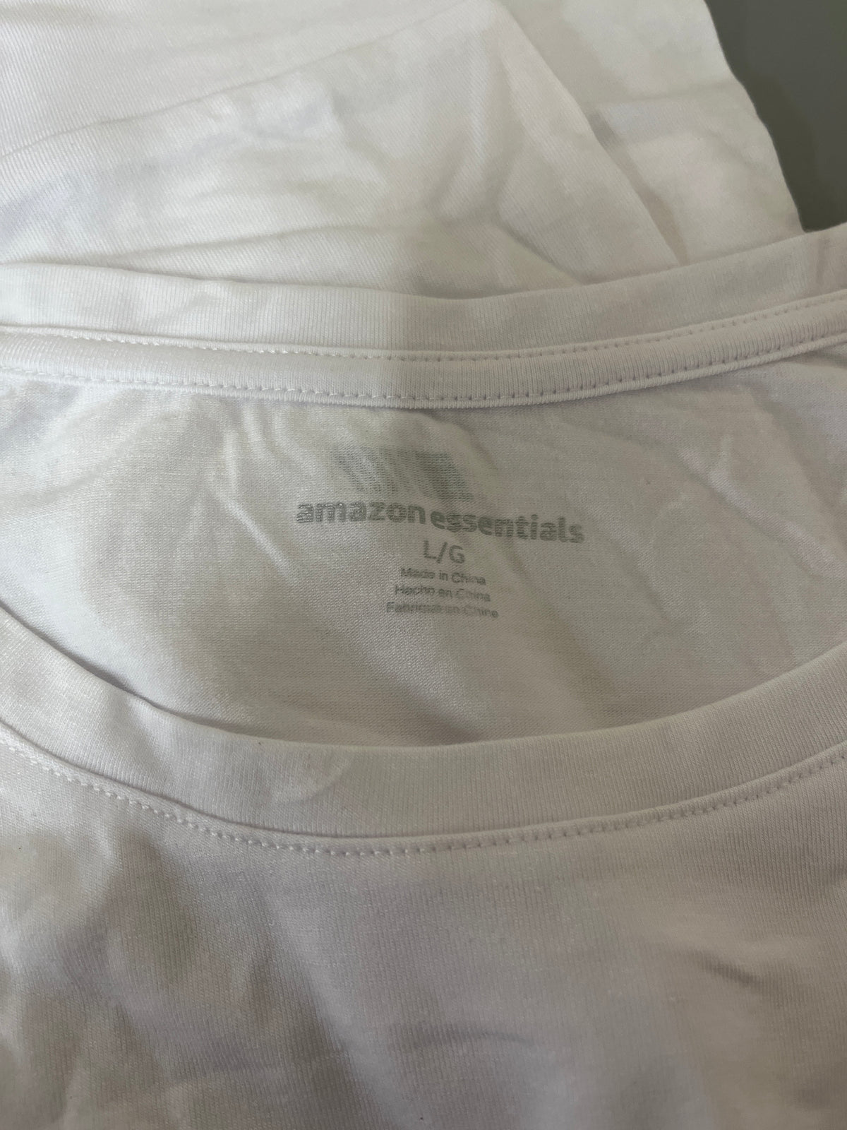 Amazon essentials white long sleeve Tshirt