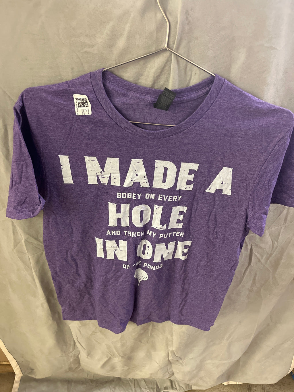 I made a bogey on every hole purple Tshirt