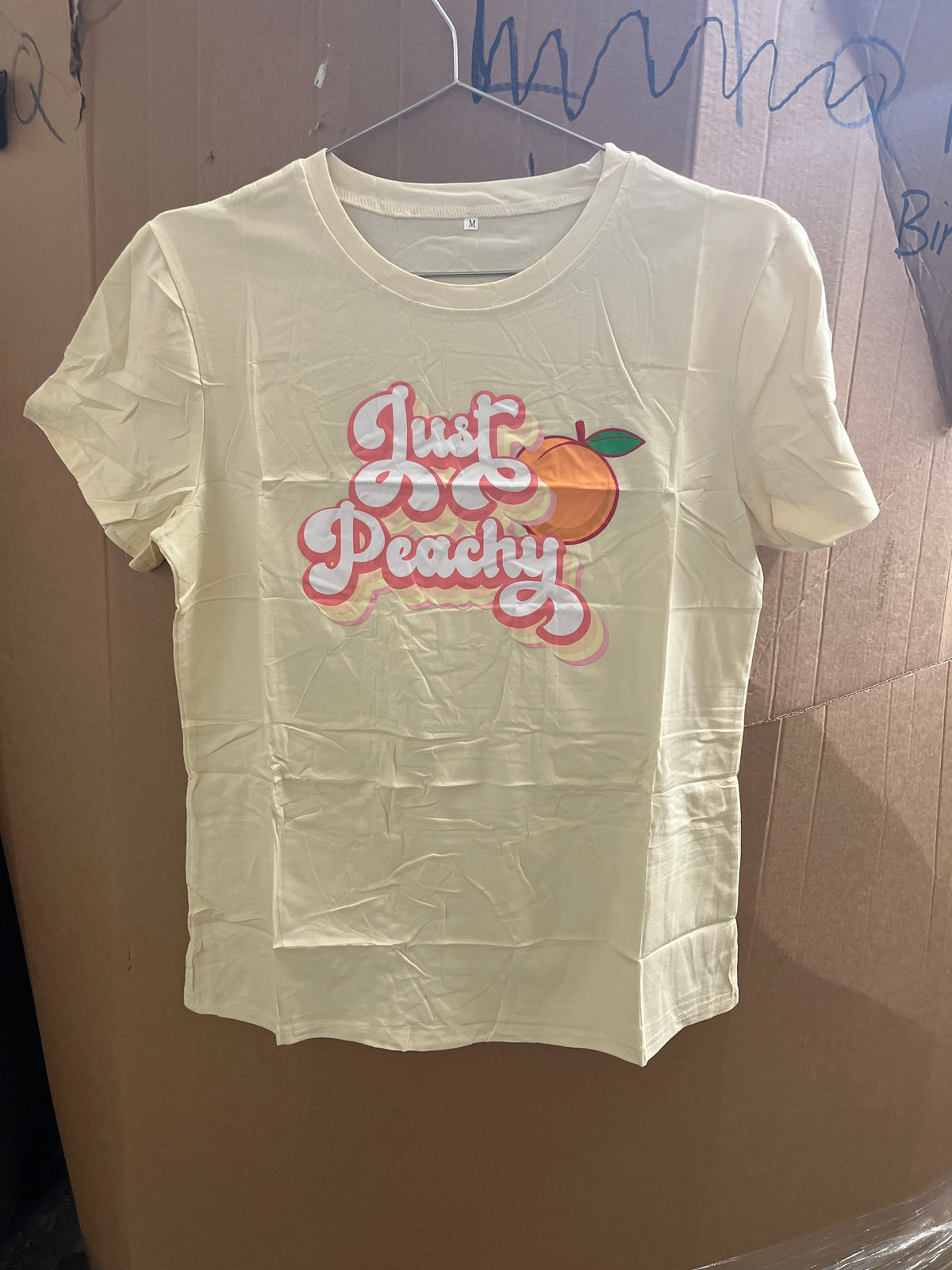 Just peachy short sleeve Tshirt