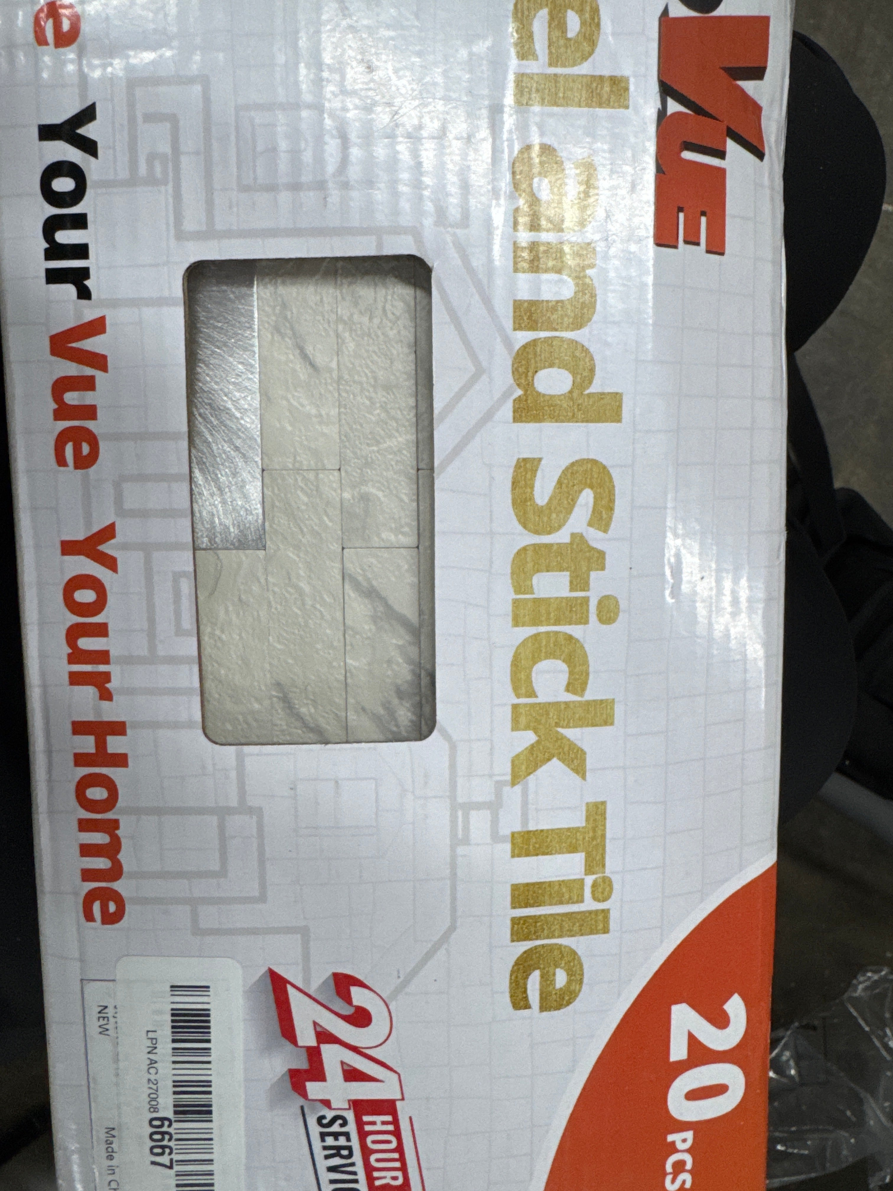 StyloVue 20 Sheets Peel and Stick Backsplash for Kitchen, White Marble with Metal Silver Look Stick on Tile Upgrade Your Kitchen Backsplash, RV, Fireplace