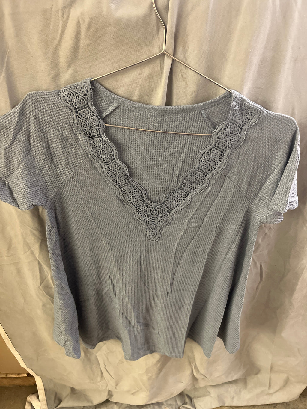 Grey short sleeve women’s shirt