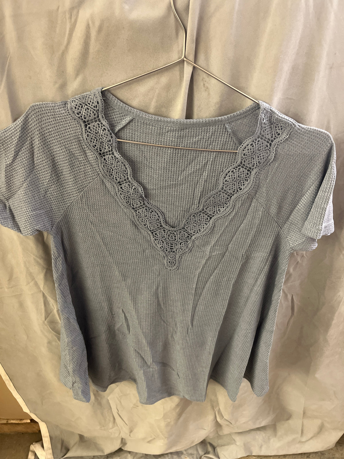 Grey short sleeve women’s shirt