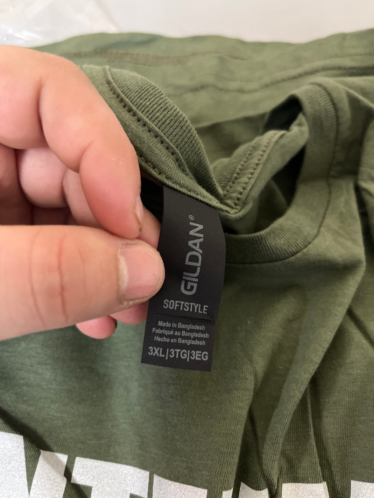 Maintenance staff green Tshirt