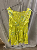 Lime green dress