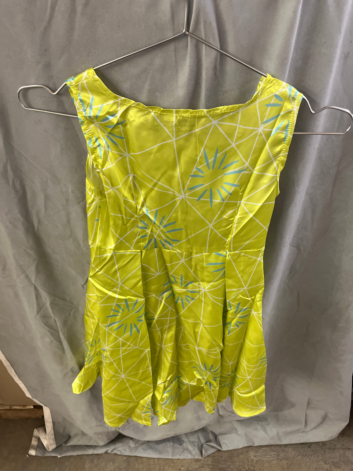 Lime green dress