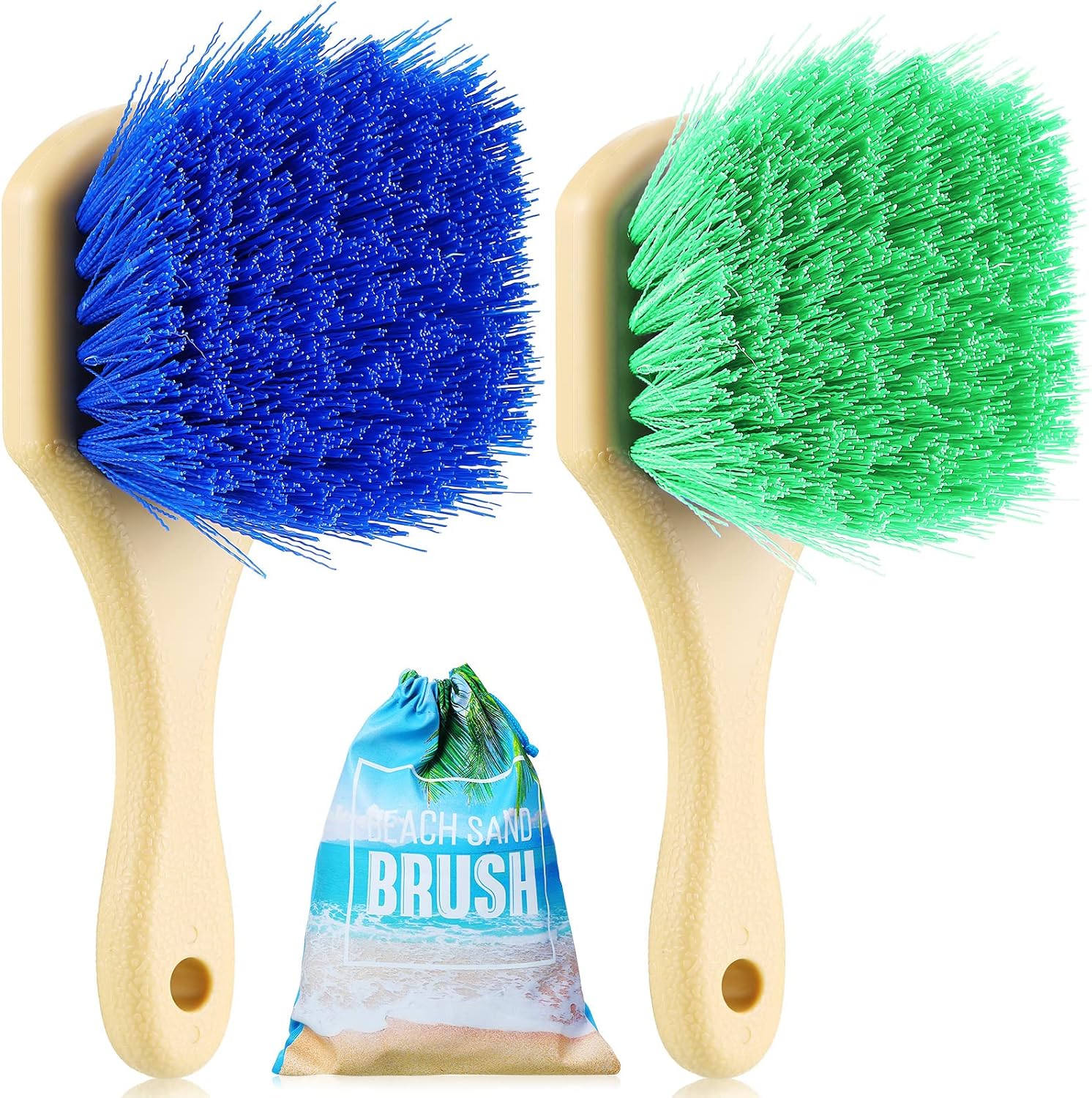 Beach Sand Remover Brush (2 pack)