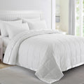 puredown® Blankets King Size - Soft Lightweight Down Blanket for Bed, Cozy Warm Luxury Bed Blanket with Satin Trim, White (108"X90")